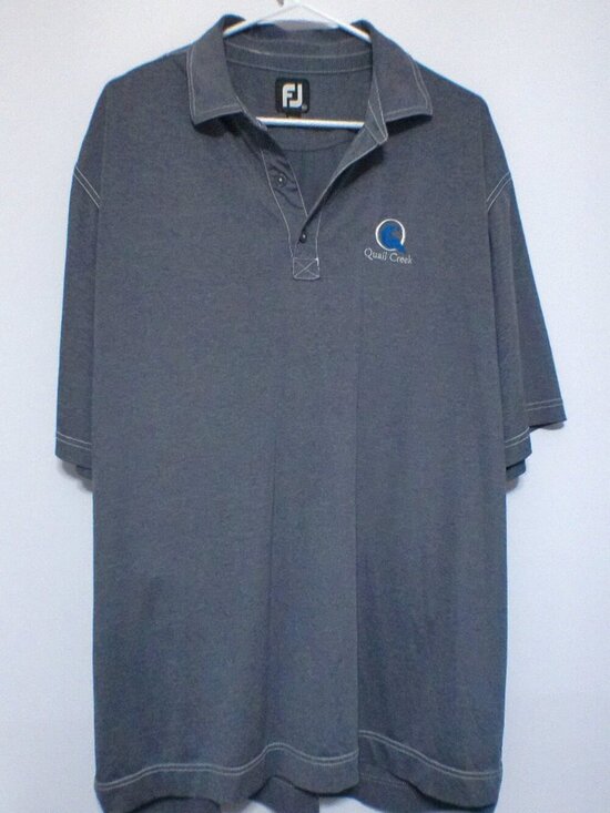 FootJoy Other - FootJoy FJ Golf Polo Shirt Men’s XL Gray Quail Creek Athletic Fit Style Perform